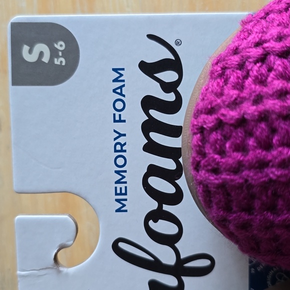 DEARFOAMS BRAND WOMENS PINK MEMORY FOAM SLIPPERS SIZE SMALL 5-6 - Picture 12 of 12